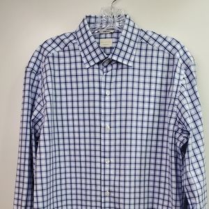GENTLY USED CULTURATA MEN PLAID LONG SLEEVE SHIRT